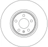 Bremsscheibe Vorderachse TRW DF4358S Bild Bremsscheibe Vorderachse TRW DF4358S