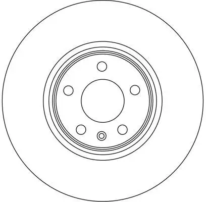 Bremsscheibe Vorderachse TRW DF4358S Bild Bremsscheibe Vorderachse TRW DF4358S