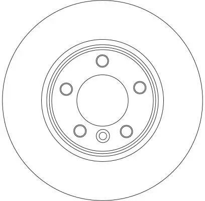 Bremsscheibe Vorderachse TRW DF4359 Bild Bremsscheibe Vorderachse TRW DF4359