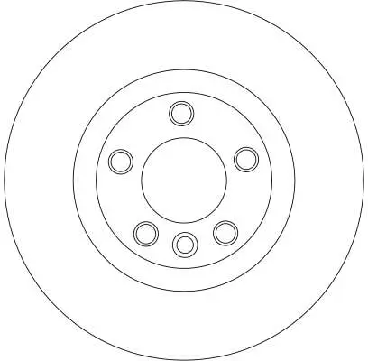 Bremsscheibe Hinterachse TRW DF4360 Bild Bremsscheibe Hinterachse TRW DF4360