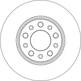 Bremsscheibe TRW DF4370
