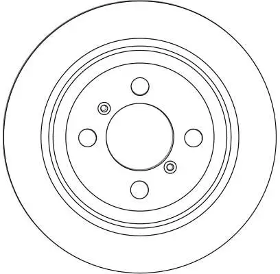 Bremsscheibe Vorderachse TRW DF4376 Bild Bremsscheibe Vorderachse TRW DF4376