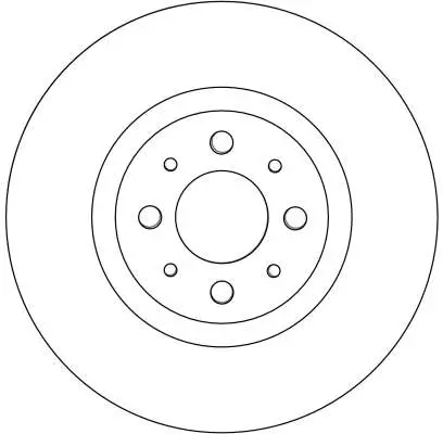 Bremsscheibe Vorderachse TRW DF4377 Bild Bremsscheibe Vorderachse TRW DF4377