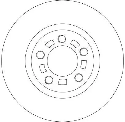 Bremsscheibe Vorderachse TRW DF4385 Bild Bremsscheibe Vorderachse TRW DF4385