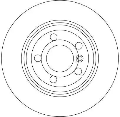 Bremsscheibe Hinterachse TRW DF4388 Bild Bremsscheibe Hinterachse TRW DF4388