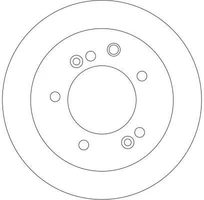 Bremsscheibe Hinterachse TRW DF4394 Bild Bremsscheibe Hinterachse TRW DF4394