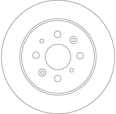 Bremsscheibe Hinterachse TRW DF4402 Bild Bremsscheibe Hinterachse TRW DF4402