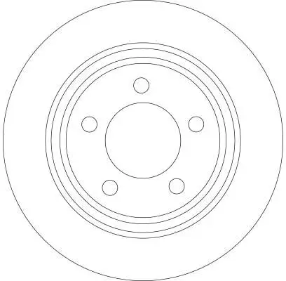 Bremsscheibe Hinterachse TRW DF4420 Bild Bremsscheibe Hinterachse TRW DF4420