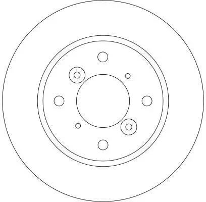 Bremsscheibe Vorderachse TRW DF4435 Bild Bremsscheibe Vorderachse TRW DF4435