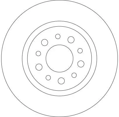 Bremsscheibe Hinterachse TRW DF4440 Bild Bremsscheibe Hinterachse TRW DF4440