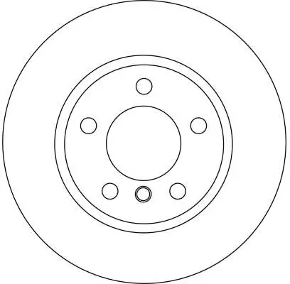 Bremsscheibe Vorderachse TRW DF4449 Bild Bremsscheibe Vorderachse TRW DF4449
