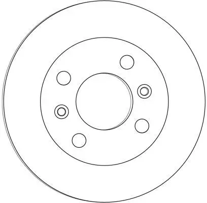 Bremsscheibe Vorderachse TRW DF4458 Bild Bremsscheibe Vorderachse TRW DF4458