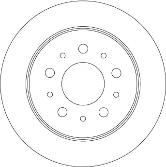 Bremsscheibe TRW DF4481S Bild Bremsscheibe TRW DF4481S