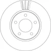 Bremsscheibe Vorderachse TRW DF4550 Bild Bremsscheibe Vorderachse TRW DF4550