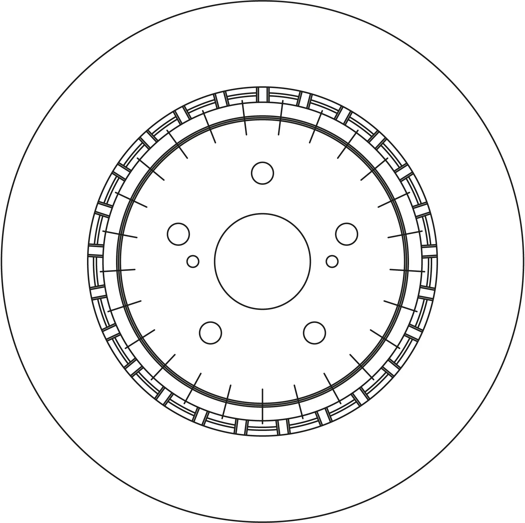 Bremsscheibe Vorderachse TRW DF4594S