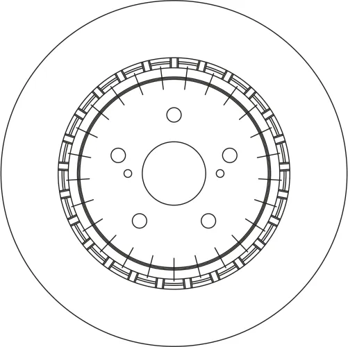 Bremsscheibe Vorderachse TRW DF4594S Bild Bremsscheibe Vorderachse TRW DF4594S