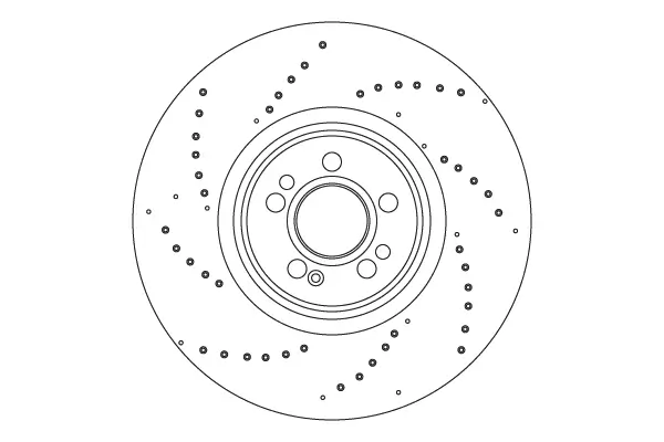 Bremsscheibe Vorderachse TRW DF4598S