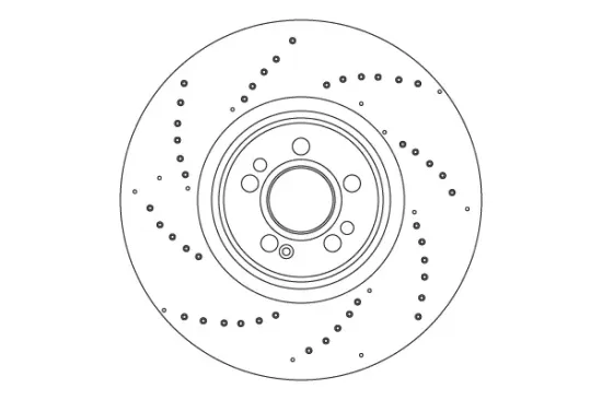 Bremsscheibe Vorderachse TRW DF4598S Bild Bremsscheibe Vorderachse TRW DF4598S