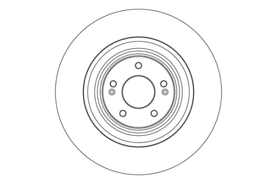 Bremsscheibe Vorderachse TRW DF4607S Bild Bremsscheibe Vorderachse TRW DF4607S