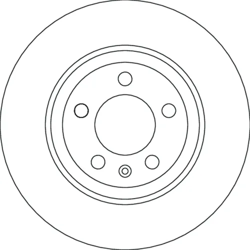 Bremsscheibe Hinterachse TRW DF4624 Bild Bremsscheibe Hinterachse TRW DF4624