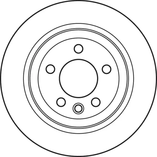 Bremsscheibe Hinterachse TRW DF4718S Bild Bremsscheibe Hinterachse TRW DF4718S