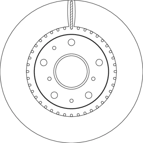Bremsscheibe Vorderachse TRW DF4741 Bild Bremsscheibe Vorderachse TRW DF4741