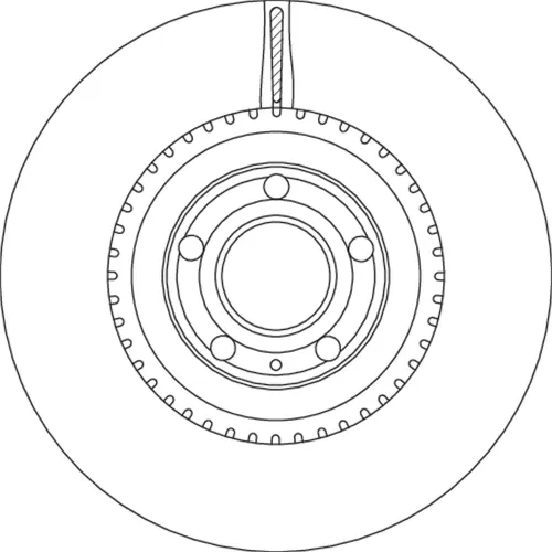 Bremsscheibe Vorderachse TRW DF4757S Bild Bremsscheibe Vorderachse TRW DF4757S