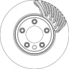 Bremsscheibe Vorderachse rechts TRW DF4760S Bild Bremsscheibe Vorderachse rechts TRW DF4760S