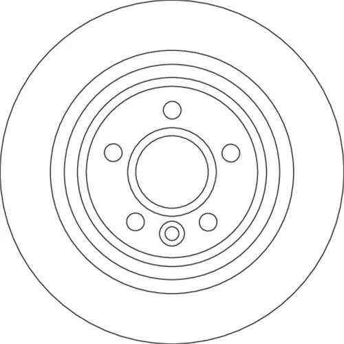 Bremsscheibe Hinterachse TRW DF4766 Bild Bremsscheibe Hinterachse TRW DF4766