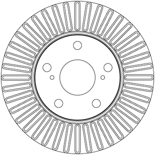 Bremsscheibe Vorderachse TRW DF4808 Bild Bremsscheibe Vorderachse TRW DF4808