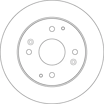Bremsscheibe Hinterachse TRW DF4815 Bild Bremsscheibe Hinterachse TRW DF4815