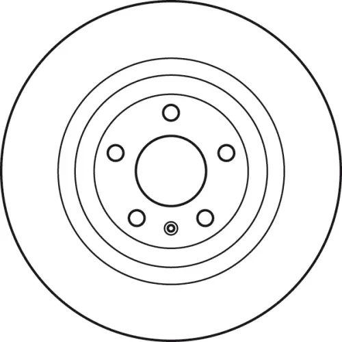 Bremsscheibe Hinterachse TRW DF4818S Bild Bremsscheibe Hinterachse TRW DF4818S
