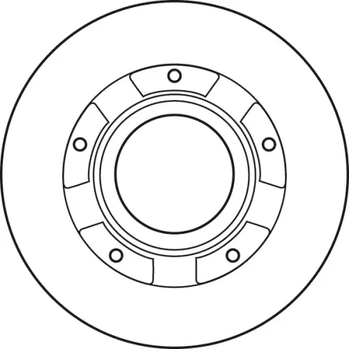 Bremsscheibe Hinterachse TRW DF4821S Bild Bremsscheibe Hinterachse TRW DF4821S