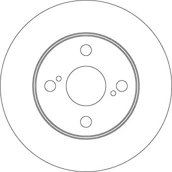 Bremsscheibe Hinterachse TRW DF4827 Bild Bremsscheibe Hinterachse TRW DF4827