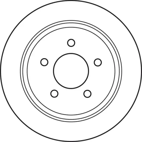 Bremsscheibe Hinterachse TRW DF4878 Bild Bremsscheibe Hinterachse TRW DF4878