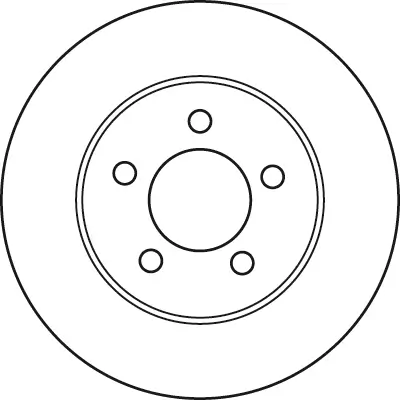 Bremsscheibe Vorderachse TRW DF4885S Bild Bremsscheibe Vorderachse TRW DF4885S