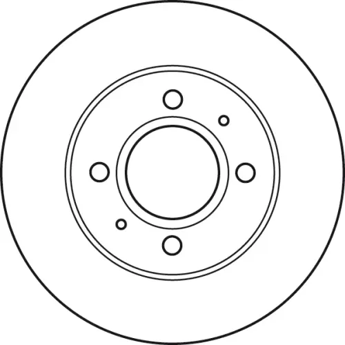 Bremsscheibe Vorderachse TRW DF4892 Bild Bremsscheibe Vorderachse TRW DF4892