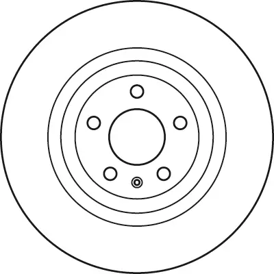 Bremsscheibe Hinterachse TRW DF4893S Bild Bremsscheibe Hinterachse TRW DF4893S