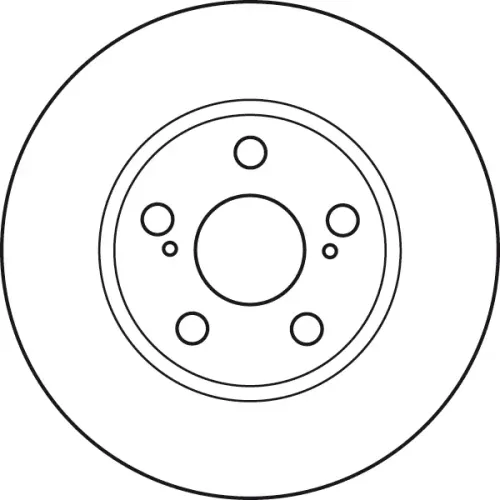 Bremsscheibe Vorderachse TRW DF4906 Bild Bremsscheibe Vorderachse TRW DF4906