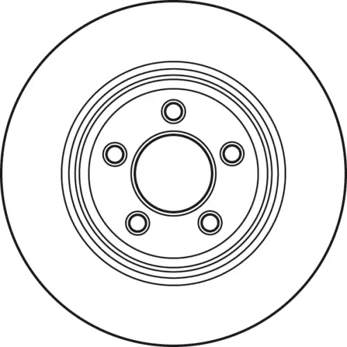 Bremsscheibe Hinterachse TRW DF4907S Bild Bremsscheibe Hinterachse TRW DF4907S