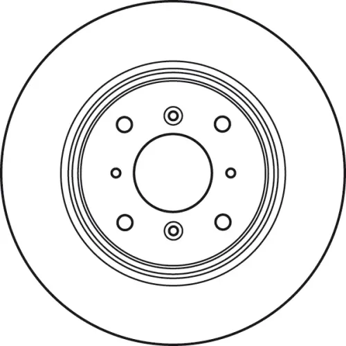 Bremsscheibe Vorderachse TRW DF4908 Bild Bremsscheibe Vorderachse TRW DF4908