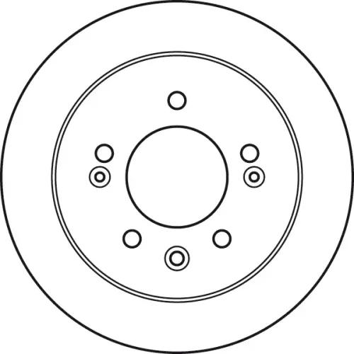 Bremsscheibe Hinterachse TRW DF4923 Bild Bremsscheibe Hinterachse TRW DF4923
