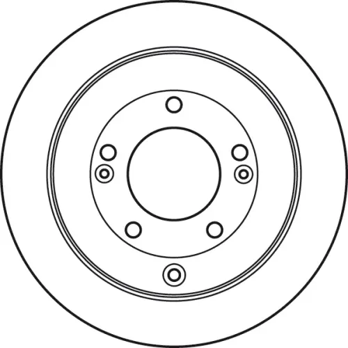 Bremsscheibe Hinterachse TRW DF4937 Bild Bremsscheibe Hinterachse TRW DF4937