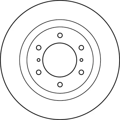 Bremsscheibe Vorderachse TRW DF4943S Bild Bremsscheibe Vorderachse TRW DF4943S