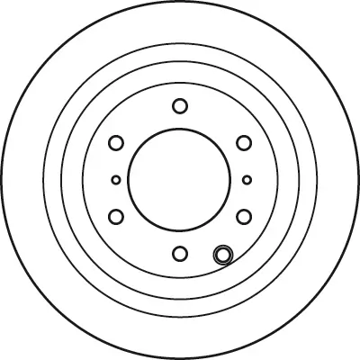 Bremsscheibe Hinterachse TRW DF4944S Bild Bremsscheibe Hinterachse TRW DF4944S