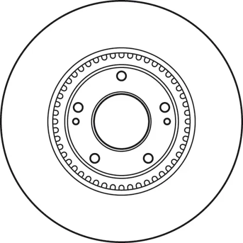 Bremsscheibe Vorderachse TRW DF4957S Bild Bremsscheibe Vorderachse TRW DF4957S