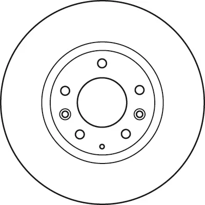 Bremsscheibe Vorderachse TRW DF4974S Bild Bremsscheibe Vorderachse TRW DF4974S