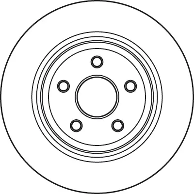 Bremsscheibe Hinterachse TRW DF4979S Bild Bremsscheibe Hinterachse TRW DF4979S