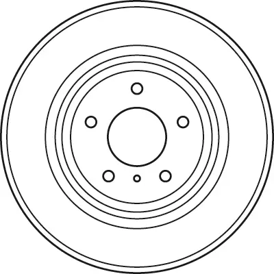 Bremsscheibe TRW DF4983S Bild Bremsscheibe TRW DF4983S