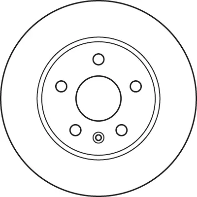 Bremsscheibe Vorderachse TRW DF4995S Bild Bremsscheibe Vorderachse TRW DF4995S